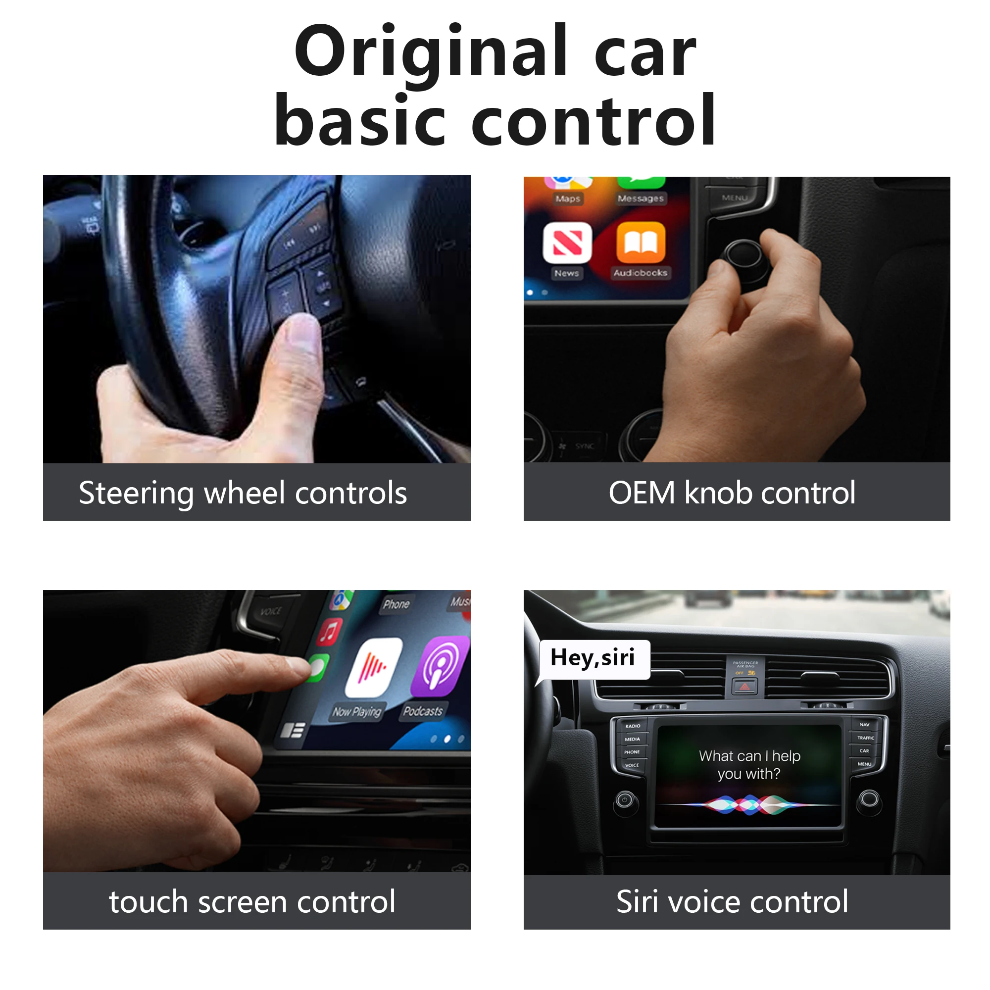 OTTOCAST U2 X Беспроводной Android авто Apple CarPlay адаптер 2 в 1 Carplay Smart Box Plug Play мультимедийный