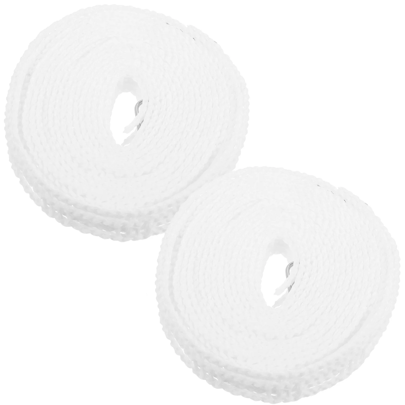 

2 Pcs Clothesline Outdoor Hangers Rope Hanging Lines Clotheslines Travel Portable Indoor Elastic