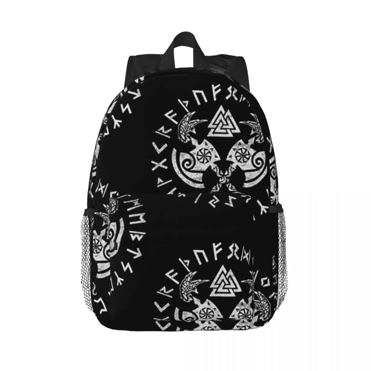

Vikings рубашка с рунами рюкзаки для мальчиков и девочек, сумка для книг, Мультяшные детские школьные сумки, рюкзак для ноутбука, сумка на плечо, большая емкость