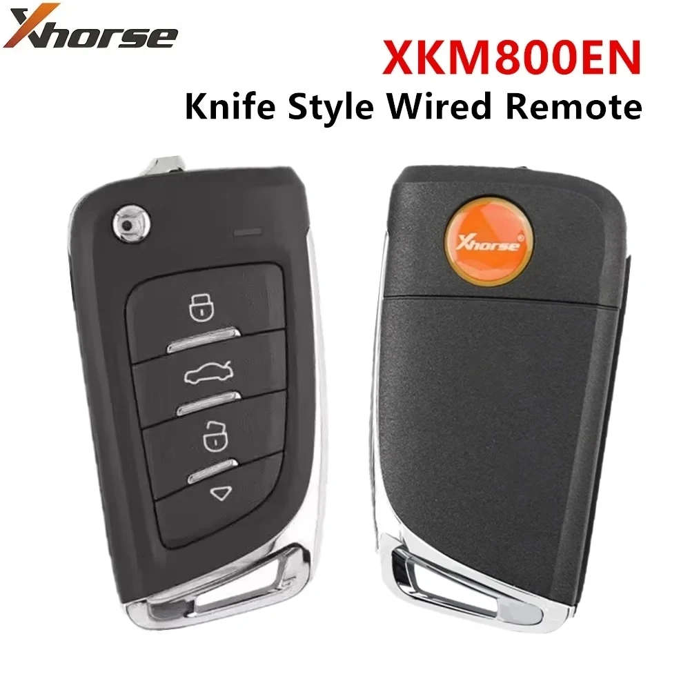 

Универсальный Автомобильный ключ Xhorse XKM800EN, флип-пульт с 4 кнопками, в английском стиле, автомобильные аксессуары для VVDI2, 5 шт./партия