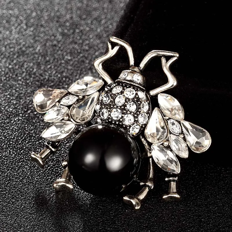Donia jewelry-broche de abeja Retro antiguo para mujer, joyería de imitación, ramillete de perlas, cárdigan, Broch, buen sombrero