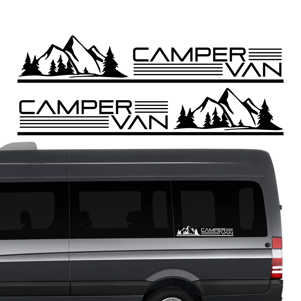 Наклейки На Боковые Полосы Автомобиля Для Volkswagen Transporter Touran Caddy Ford Transit Fiat Ducato Renault