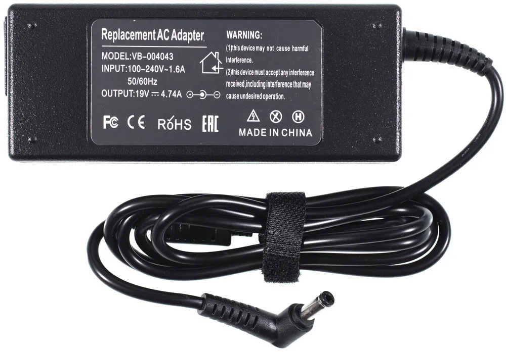 Зарядка 5 5x2 5mm / 19V 4 74A (Copy) (без сетевого кабеля) для ASUS N56VV | Компьютеры и офис