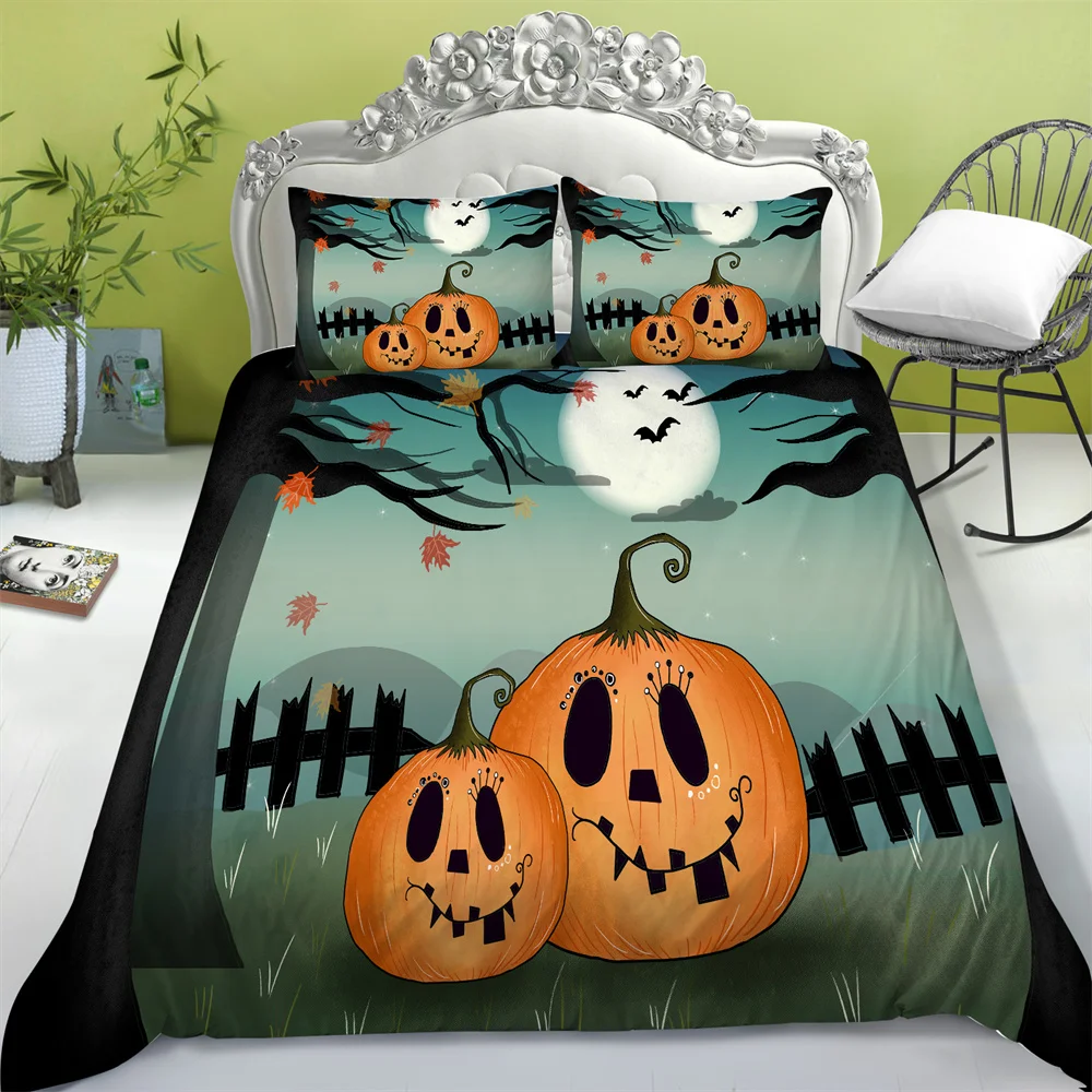 

Пододеяльники с мультяшным рисунком, постельное белье из полиэстера одного и двух размеров, костюмы, комплекты постельного белья в стиле Хэ...