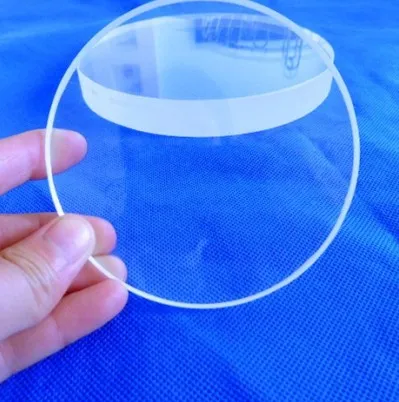 

2-дюймовый 4-дюймовый лист кварцевого стекла диаметром 100 мм, высокая передача и устойчивость к высоким температурам