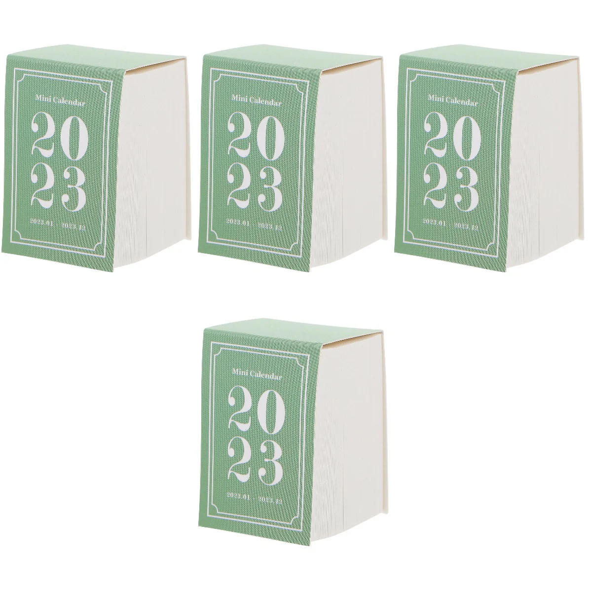 

4pcs Tabletop Calendar Daily Calendar Decor Calendar Desktop Calendar of 2023