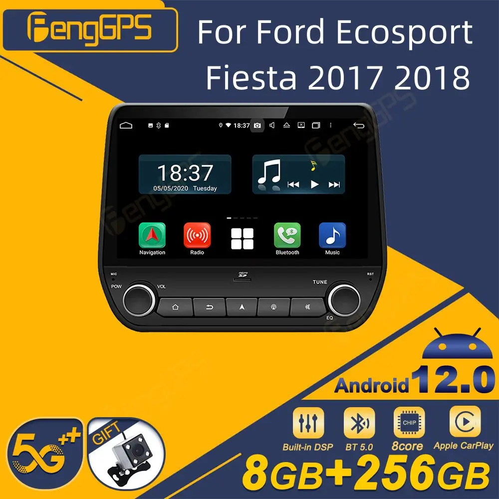

Автомагнитола для Ford Ecosport Fiesta 2017 2018 Android 2Din стерео приемник Авторадио мультимедийный плеер GPS навигация головное устройство экран