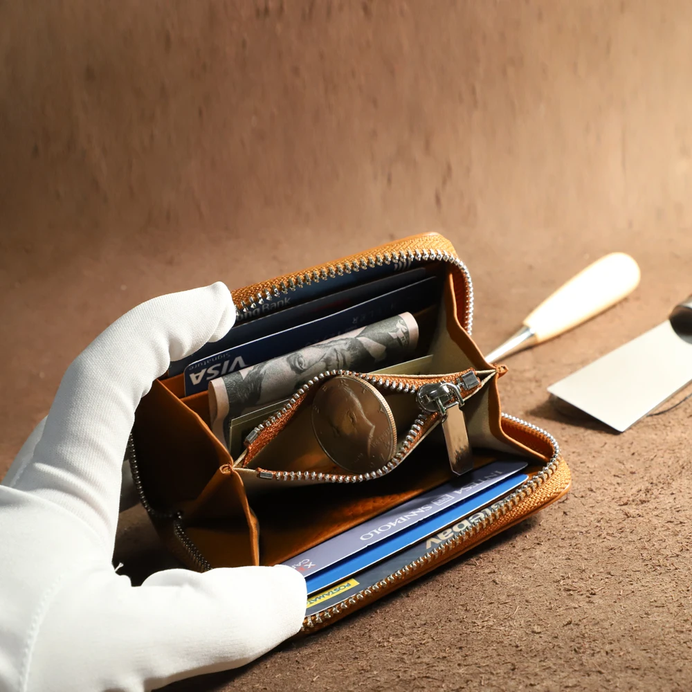 Роскошный дизайнерский кошелек для женщин из 100% натуральной кожи с держателем