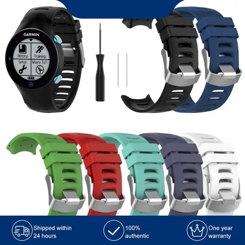 

Мягкий и удобный ремешок среднего размера, устойчивый к износу, сменный ремешок для смарт-часов Garmin Forerunner 610