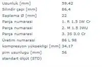 

MAHLE 0093200 ENGINE PISTON PISTON RING BRAVA BRAVO PALIO SIENA MAREA 1,6 16V (86,40mm) / (STD) KAMPANYALI (4 pcs.)