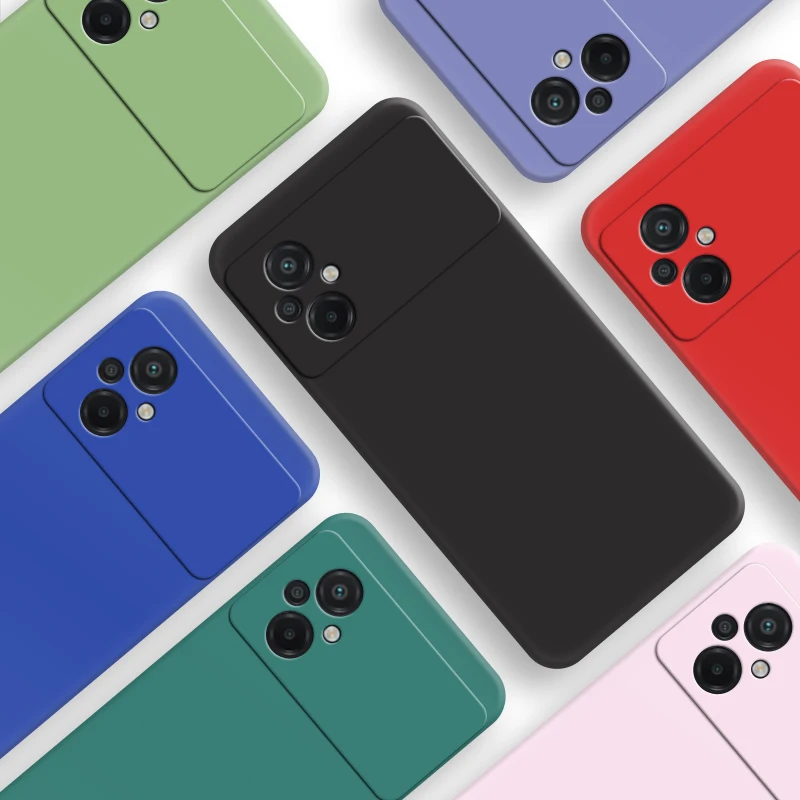 

Liquid Silicone Case For POCO M5 Global Original Case Rubber Case For POCO M4 M3 Pro 5G M5s M5 Cover For POCO M5 Case 6.58 inch