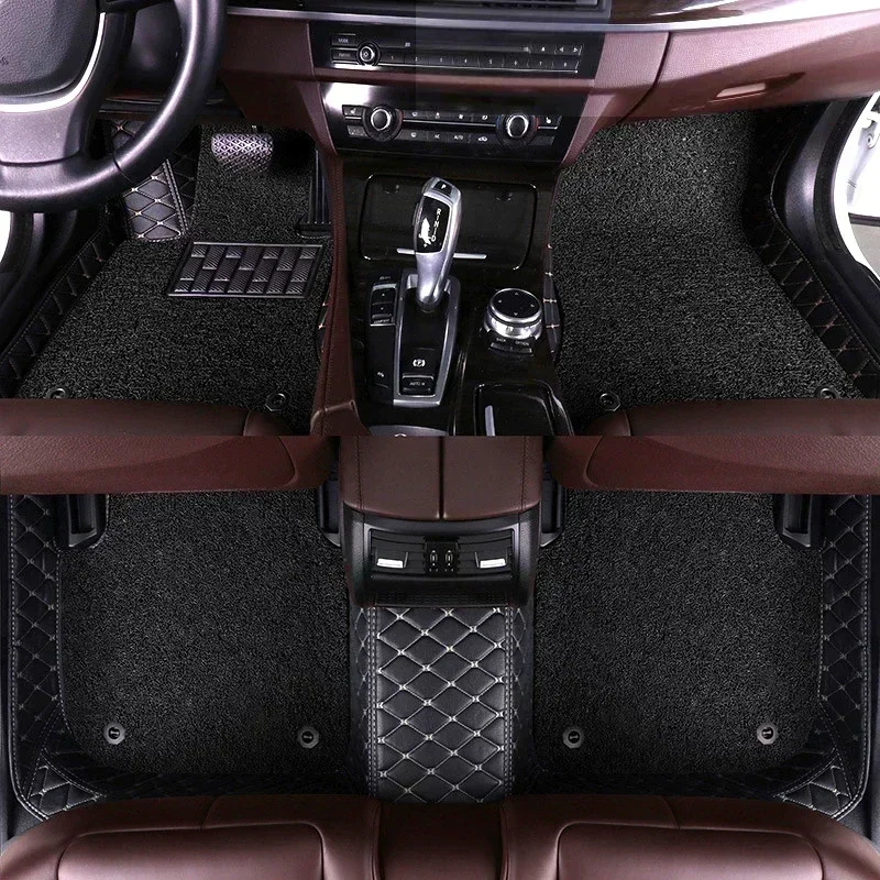 

Автомобильные коврики для Kia Sorento UM MK3 2015 ~ 2020, автомобильные автомобильные подушечки для ног, кожаный ковер, аксессуары для интерьера 2017 2018 2019