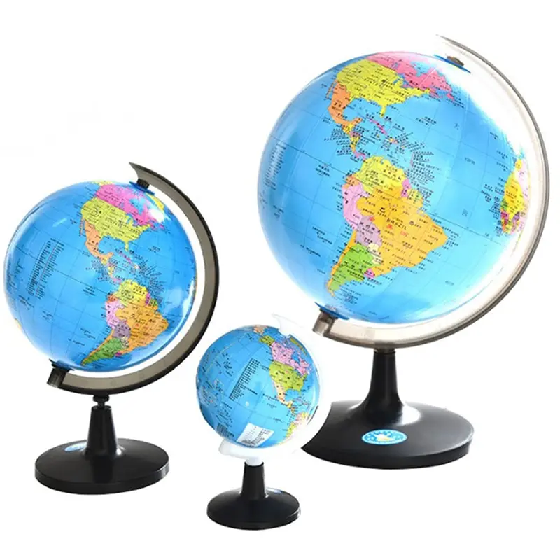 

360-degree Rotating Student Globe Desktop Sphere Globe World Globe Model World Map for Home Office Geography Teaching