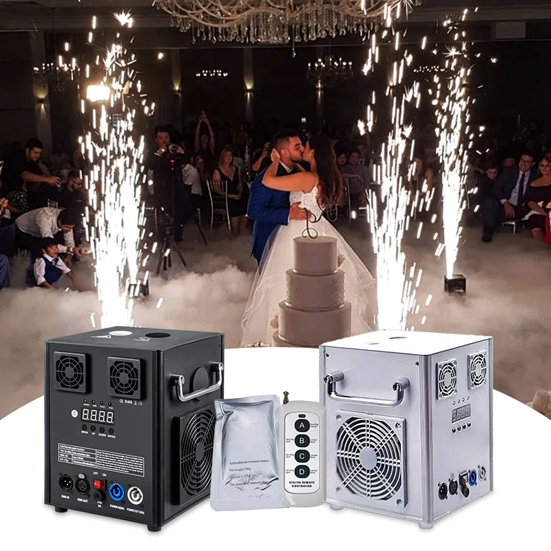 

Mini Cold Spark Machine Firework Cool Sparkler Fountain Stage Special Effect For 360 Photo Booth Party DJ Show