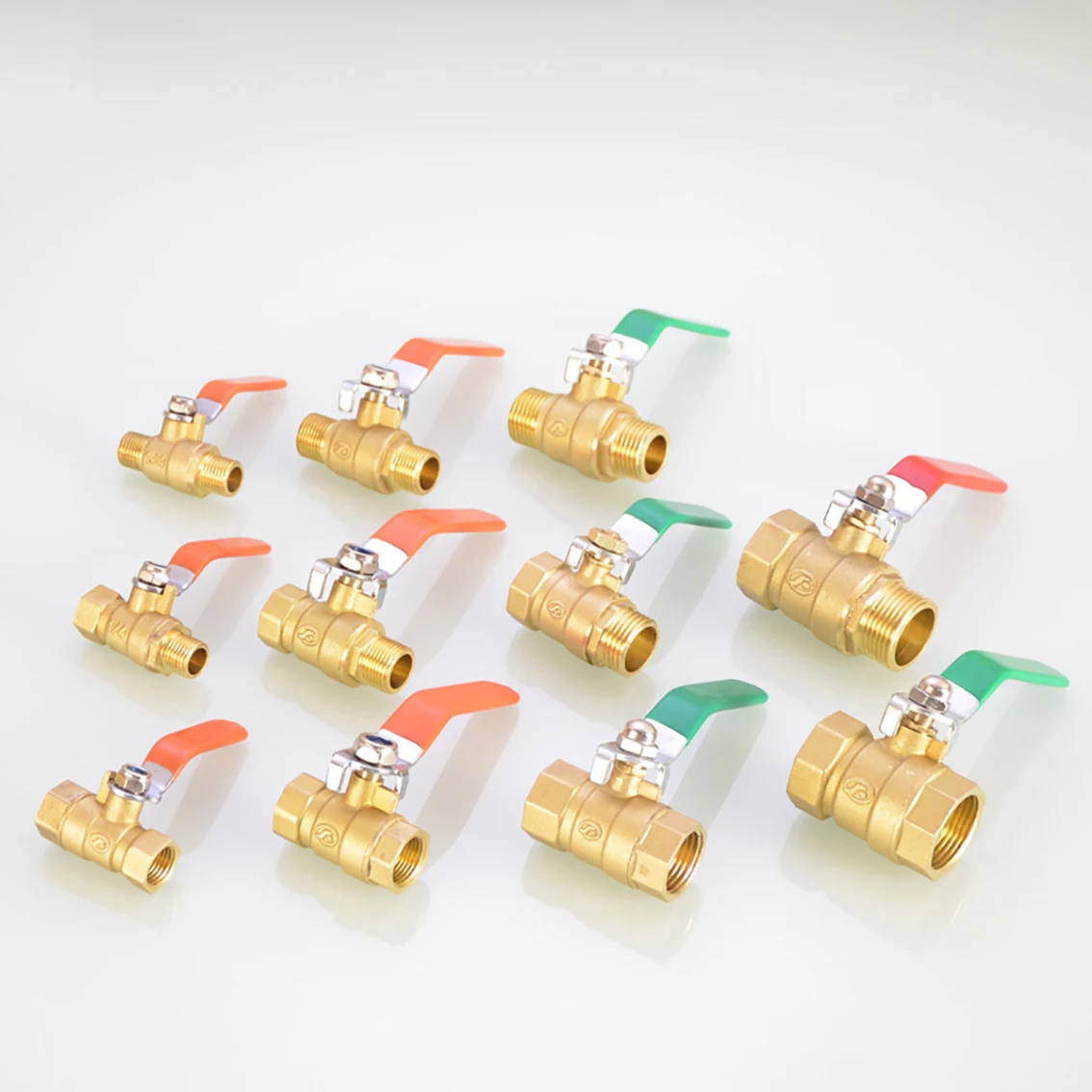 

Brass Ball Valve Pipe Fittings 1/2" Special for 1216 Aluminum Plastic Pipe Copper Connector Jiont Pipe Water Heater Accessories