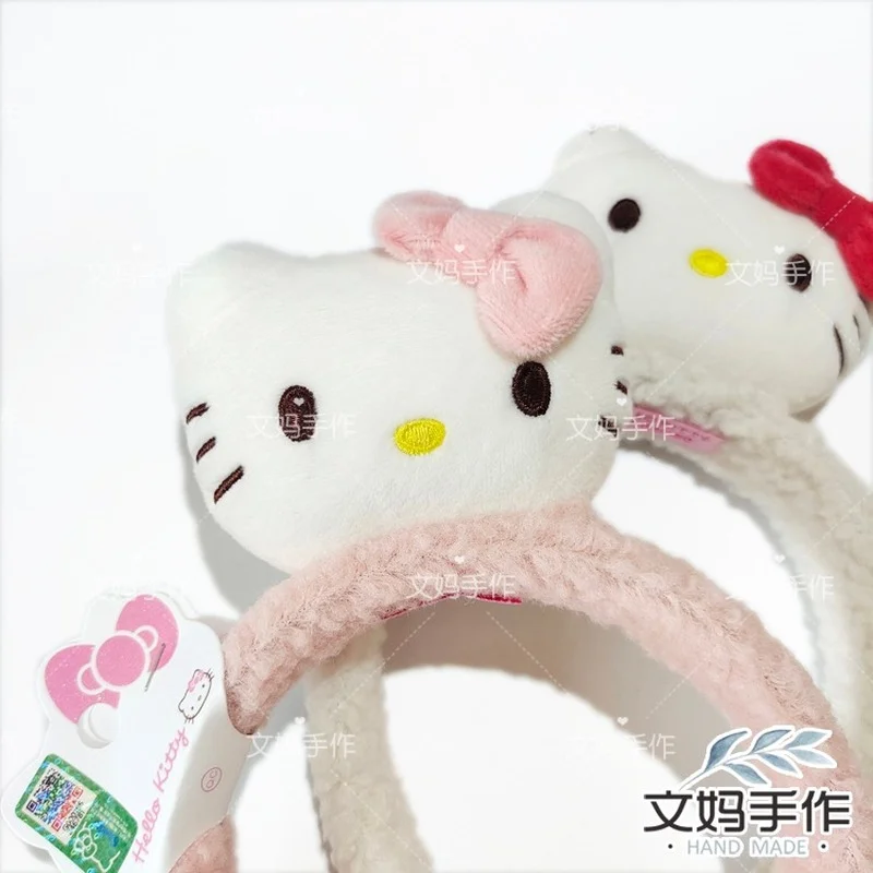 

Hello Kitty Girl Heart Shape Cute Soft Lovely Hair Band Stuffed Doll Hairstyle Hair Band Girl's Hair Accessories