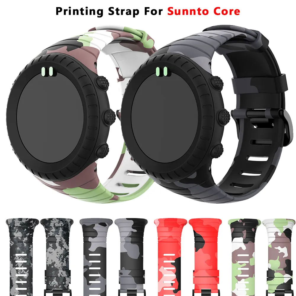 

Silicone Watchband For Suunto Core Soft Replacement Wrist Sport Bands For Suunto Core Bracelet Smartwatch Accessories