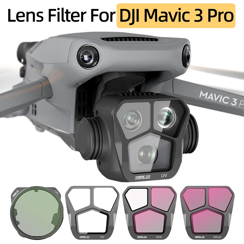 

For DJI Mavic 3 Pro Drone Gimbal Camera Lens Filters UV Protective Filter ND 8/16/32/64 Kits Accessories