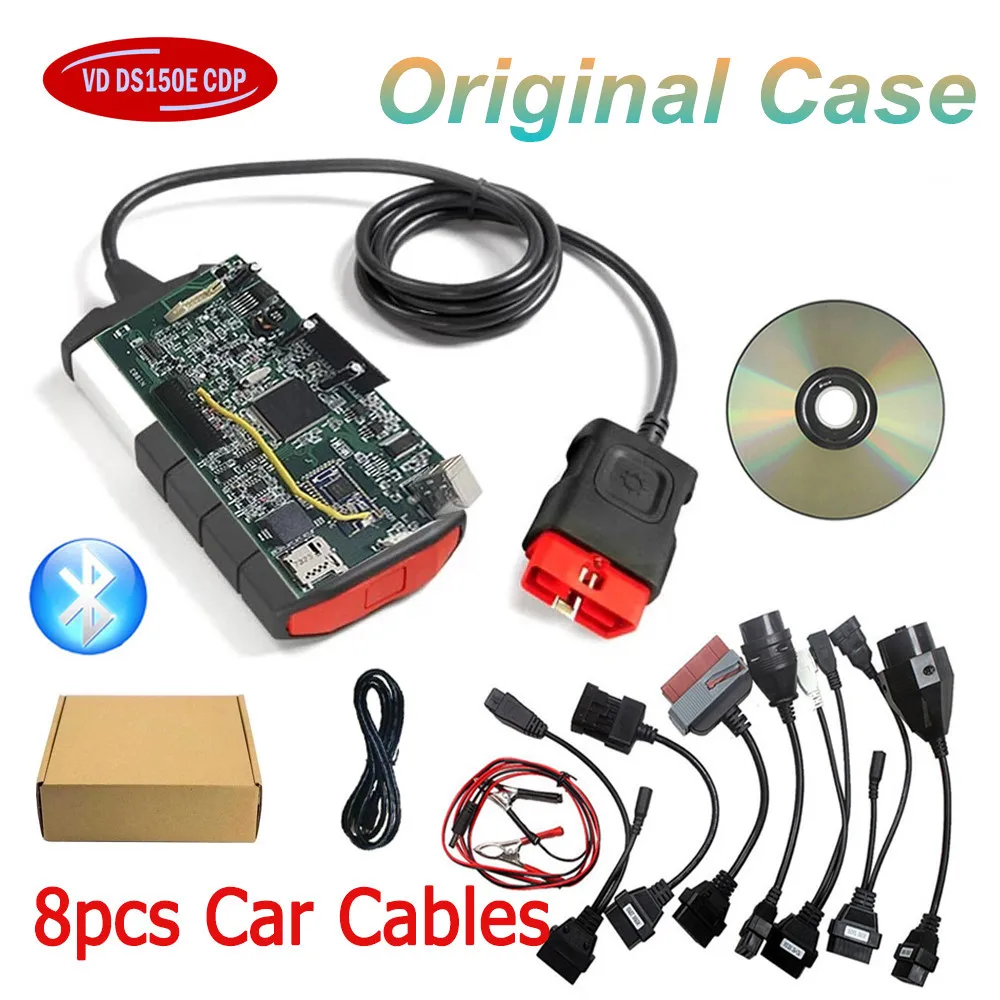 

2023 NEW VCI for Tnesf Delphis Orpdc Vd Ds150e Cdp USB Bluetooth 2021.11 keygen Obd Obd2 Cars Trucks Diagnostic Tools Scanner