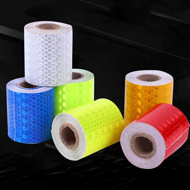

6 Colors Reflective Strip 5cm X 3m Reflective Car Sticker Tape Car Truck Trailer Safety Accessories