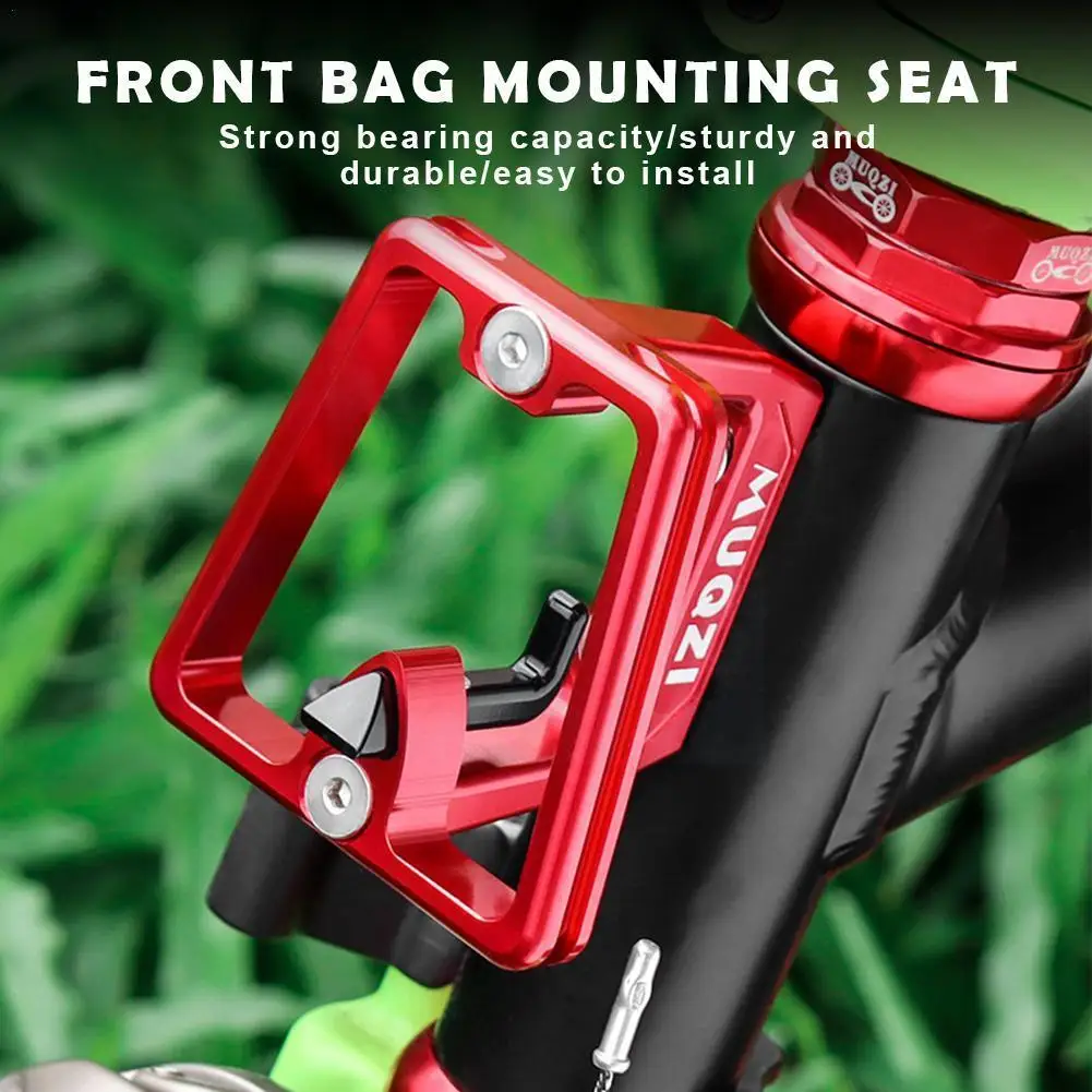 

Mounting Base Of Bicycle Front Shelf For Brompton Backpack Holder Split Pad 3 Hole Bicycle Front Shelf Carrier H7R2
