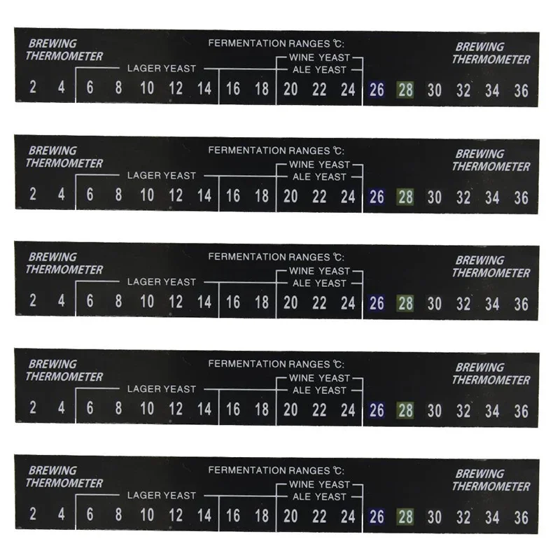 Цифровой термометр 2-36C для домашнего пивоварения вина 5 шт.