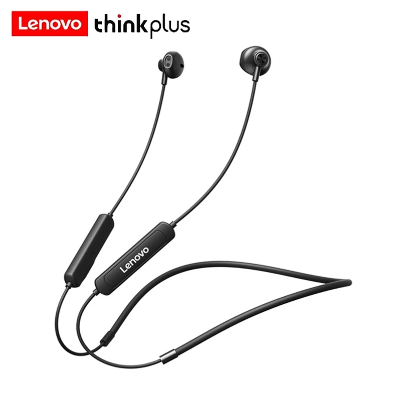 

Оригинальные беспроводные наушники Lenovo Thinkplus SH1, Bluetooth 5,0, гарнитура IPX5, водонепроницаемые наушники с шейным ободом, спортивные наушники с микрофоном