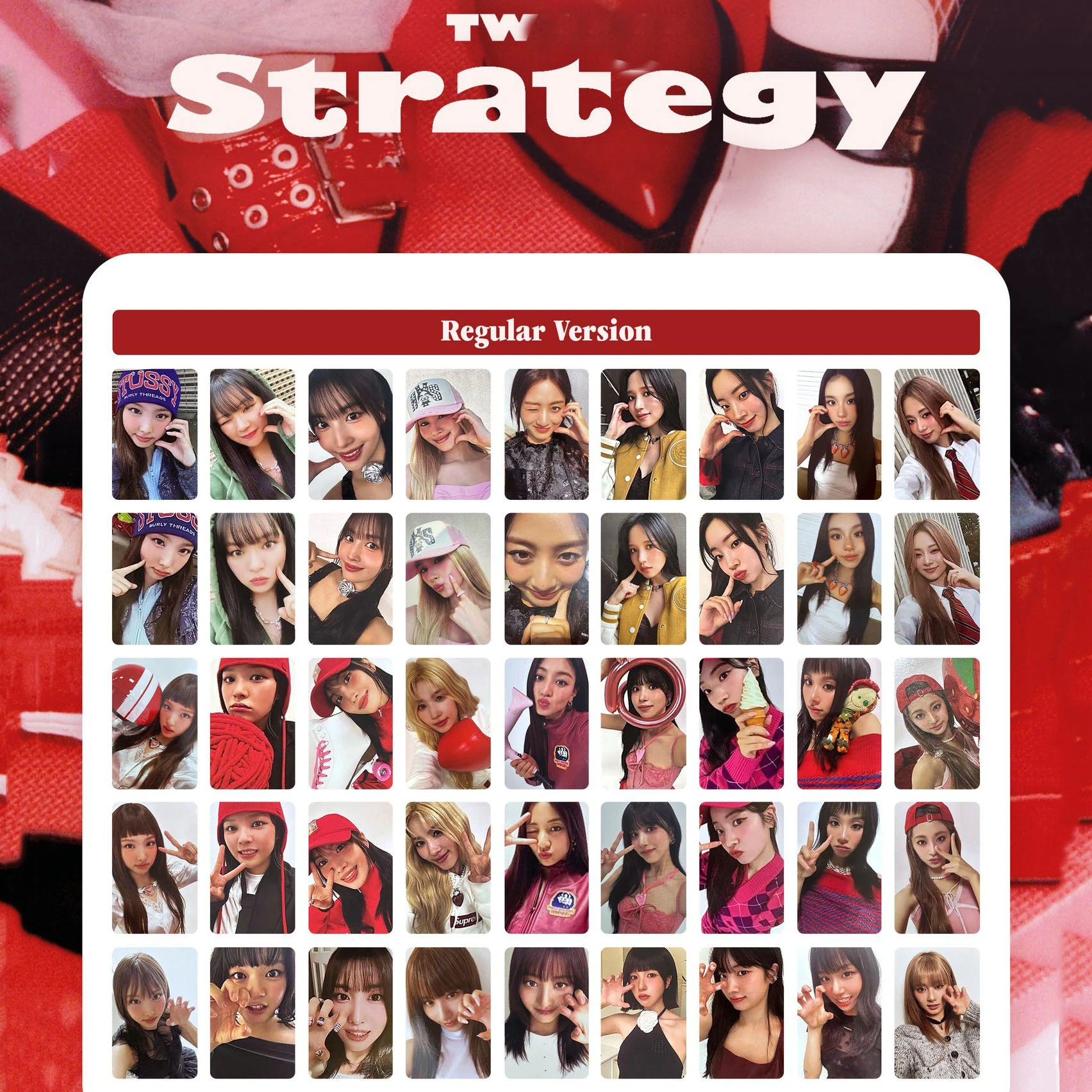 9 шт. KPOP TW мини-альбом стратегические открытки NaYeon SANA MINA MOMO DaHyun член селфи