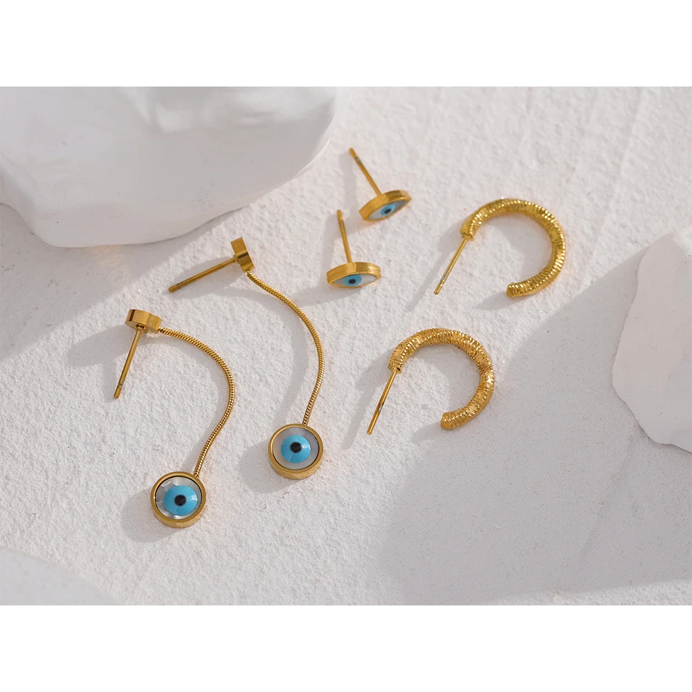 Набор серег женских из нержавеющей стали 2022 |