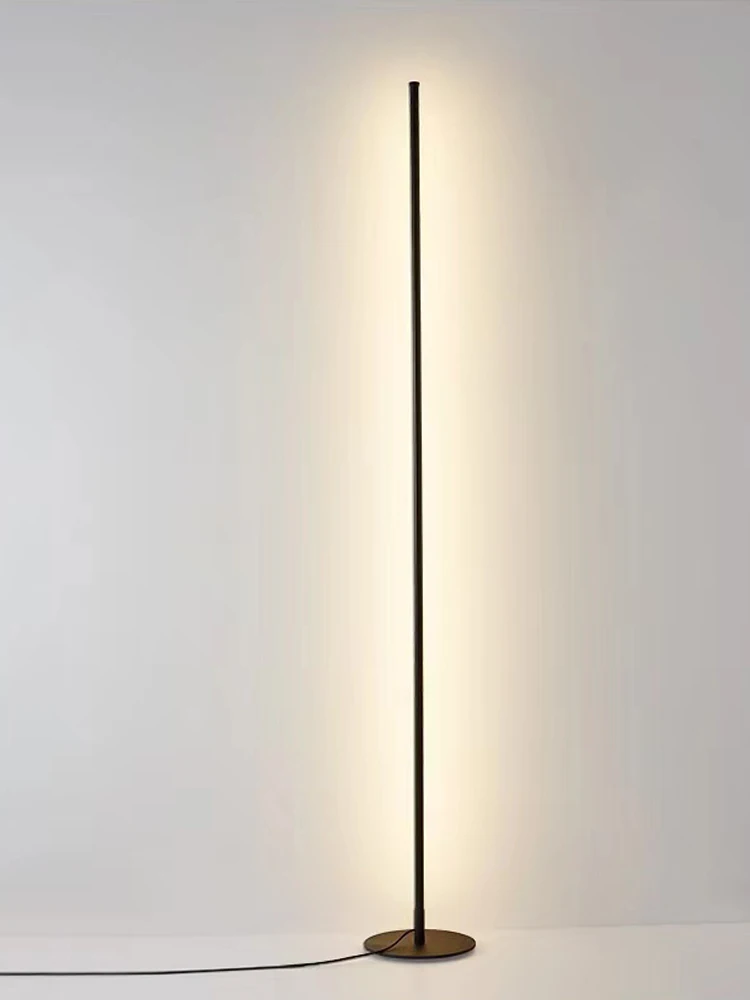 

Modern Minimalist Living Room Corner Floor Light Creative Personality Bedroom Bedside Lamp LED Vertical Atmosphere Devices