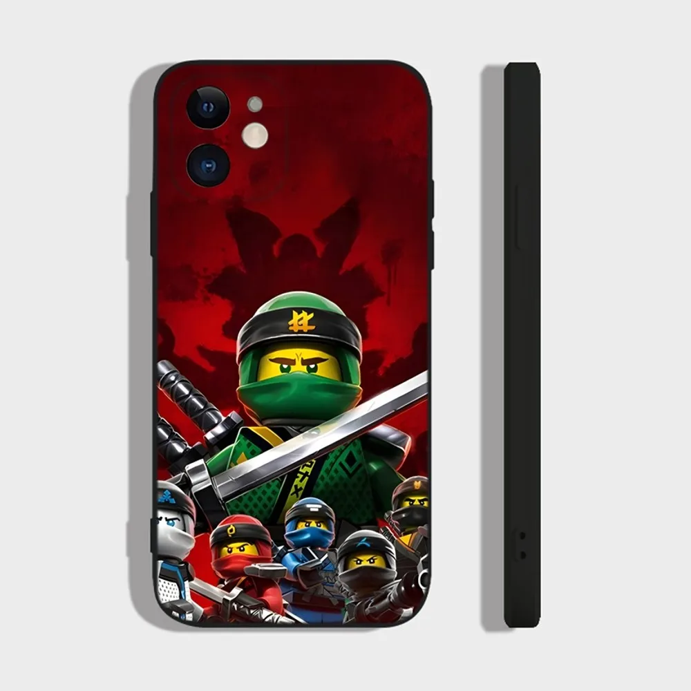 Anime N-NinjagoS Cool L-LEGOS Phone Case For iPhone 16 15 14 13 12 11 Plus Pro Max XR XS X 7 8 SE Mini Silicone Soft
