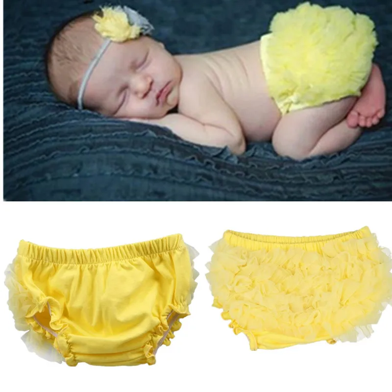 Baby Shorts Cotton Lace Bloomers Shorts Infant  Lovely Toddler Ruffle Pants Baby Girl Clothes Diaper Cover Summer