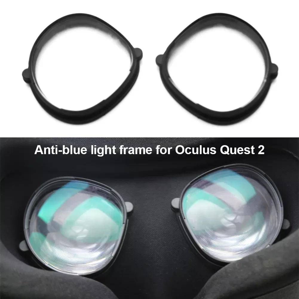 Oculus Quest 2 VR gözlük Anti-mavi Lens çerçeve hızlı sökmeye takma Lens koruma Oculus Quest için 2 gözlük