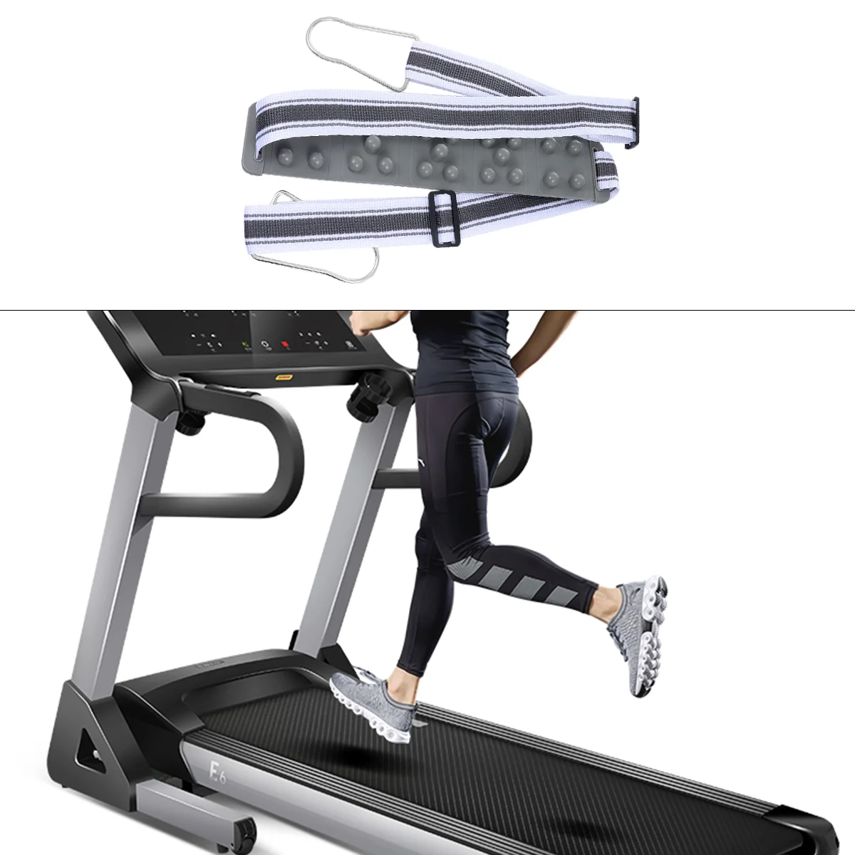 

1 Pc Treadmill Waist Belt Vibration Machine Belt Weight Loss Waist Belt Abdomen Workout Belt