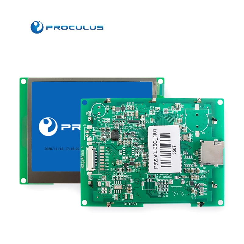 

Proculus 3.5 inch Manufacturing touch screen New Arrive Uart Serial Medical Lcd Module HMI Display TTL TFT Display