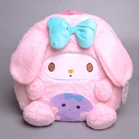 sanrio japanese anime around cute cartoon kuromi melody cinnamoroll dog pom pom purin backpack kawaii travel bag for women