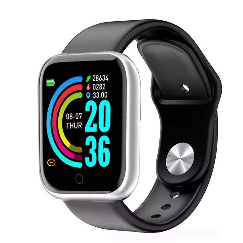 

Спортивные Смарт-часы D20 для мужчин и женщин, подарок, Цифровые Смарт-часы, фитнес-трекер, наручные часы, браслет с тонометром, Android ios Y68