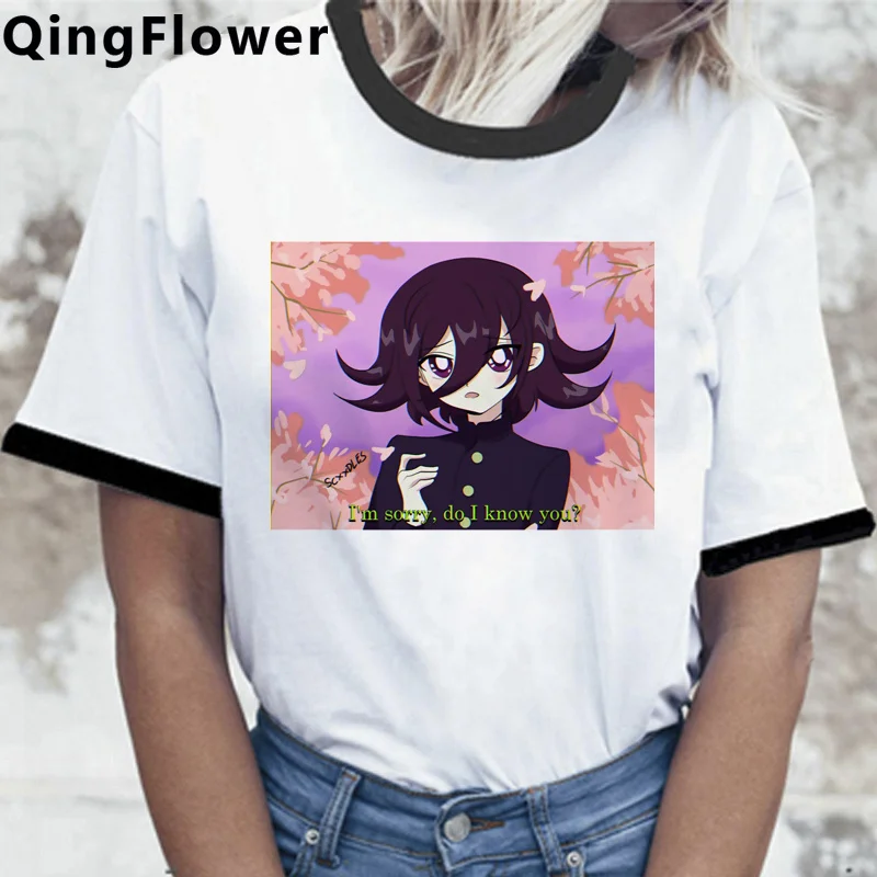 Ouma Kokichi Danganronpa Mikan Tsumiki Футболка мужская эстетика кавайная Японская уличная одежда