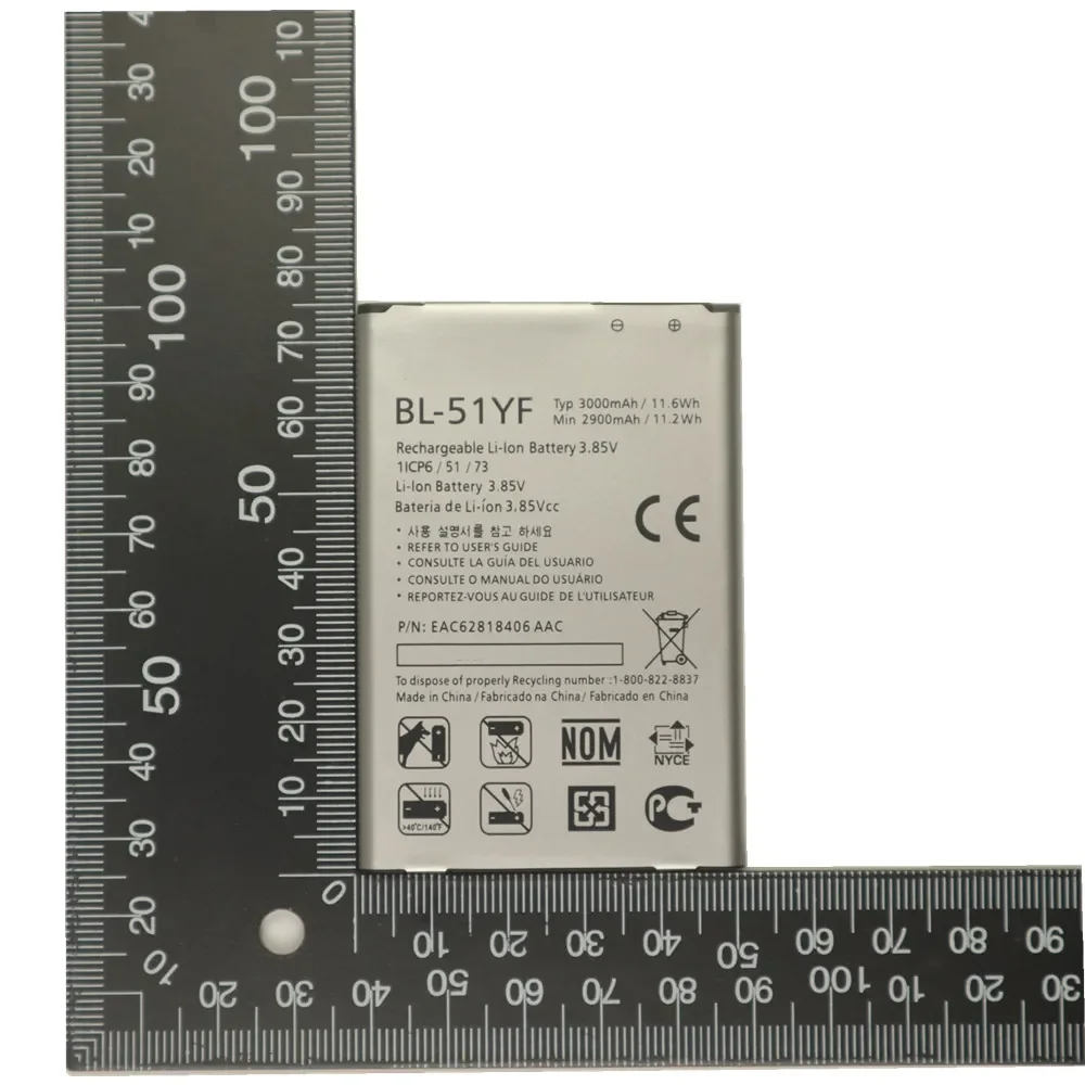 2025 лет BL51YF BL-51YH Аккумулятор для LG G4 H815 H811 H810 H818 H819 LS991 F500 G Stylo F500 F500S F500L F500K Аккумуляторы для телефонов (art.: 3920cc263f24c) - 3920cc263f24c