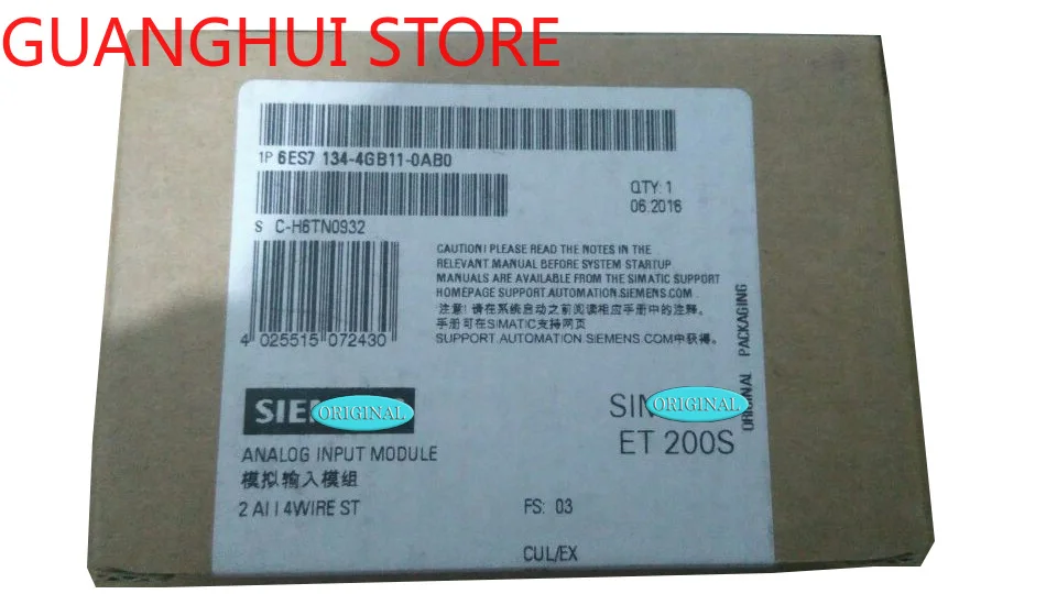 

New Original Packaging 6ES7134-4GB11-0AB0