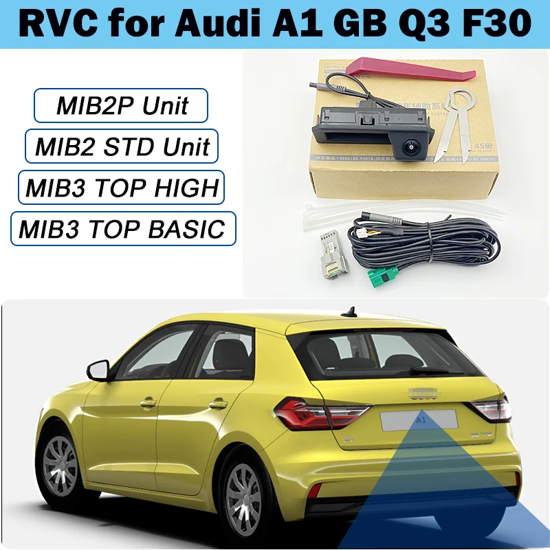 

Камера заднего вида для Audi A1 GB Q3 F30 MIB2 STD MIB3 TOP HIGH BASIC MIB2P с динамической траекторией plug & Play