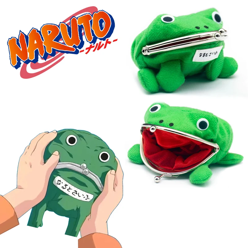 Фигурки героев Аниме Наруто удзумаки кошелек лягушка плюшевые игрушки жаба