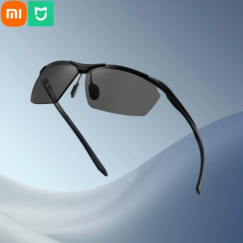 Оригинальные спортивные солнцезащитные очки Xiaomi Mijia изогнутые нейлоновые поляризационные линзы высокой четкости UV400 защита от загрязнения маслом для вождения