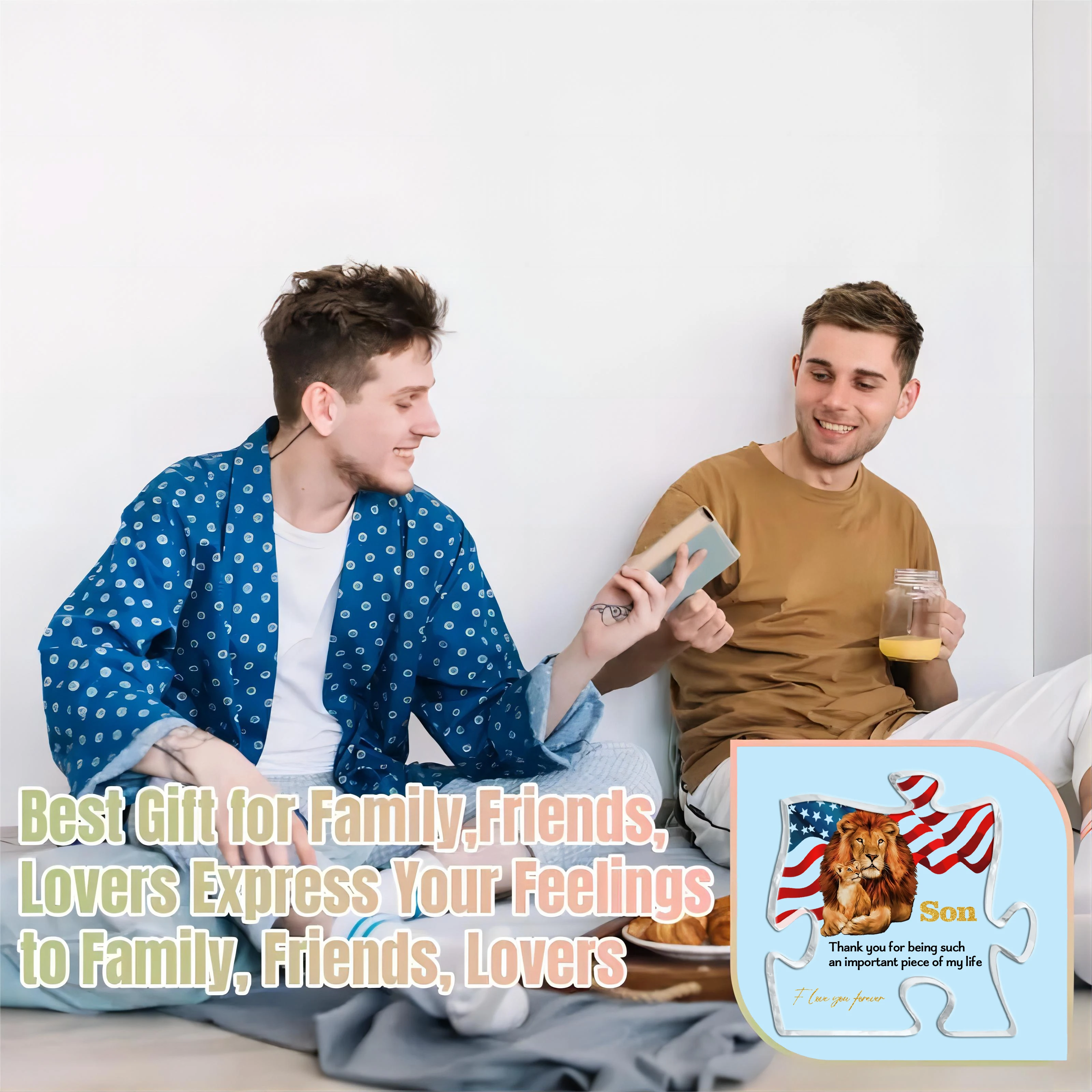 Акриловый Подарок На День Рождения От Родителей До Сына Праздничная Фигурка