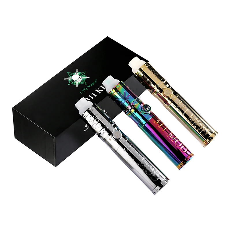 

LTQ Vapor 311 kit Dry Herb Herbal Wax Vaporizer 88W Pen Vape ceramic coil key lock childproof All-in-one Vape Hookah