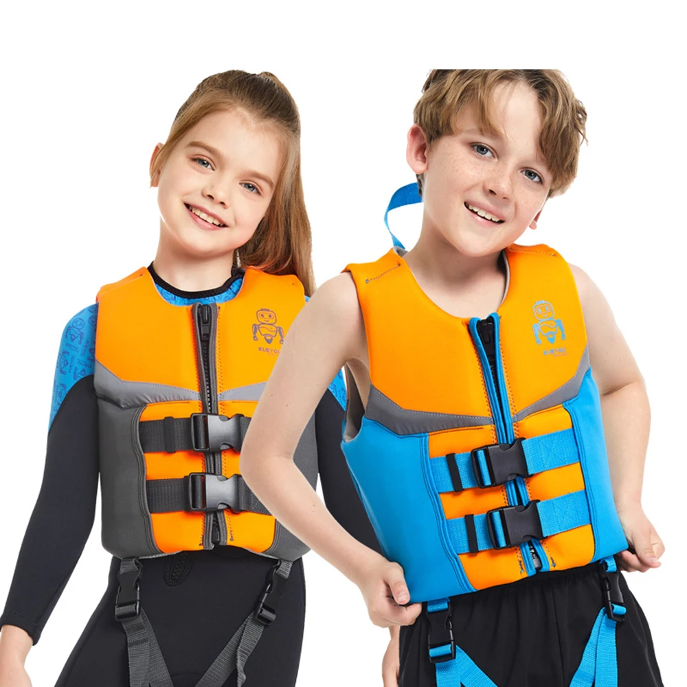 Новый детский неопреновый плавучий жилет, профессиональный спасательный жилет для плавания, портативный легкий спасательный жилет для плавания и рафтинга