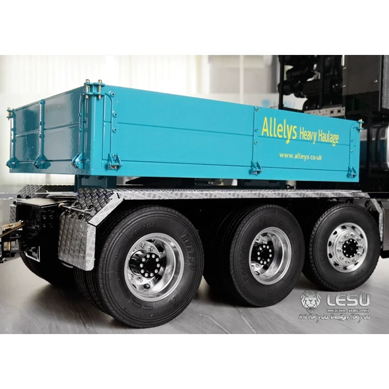 Трехосное крыло грузовика LESU 1/14 LS- 20160901 -A-6 Тяжелый буксир из нержавеющей стали