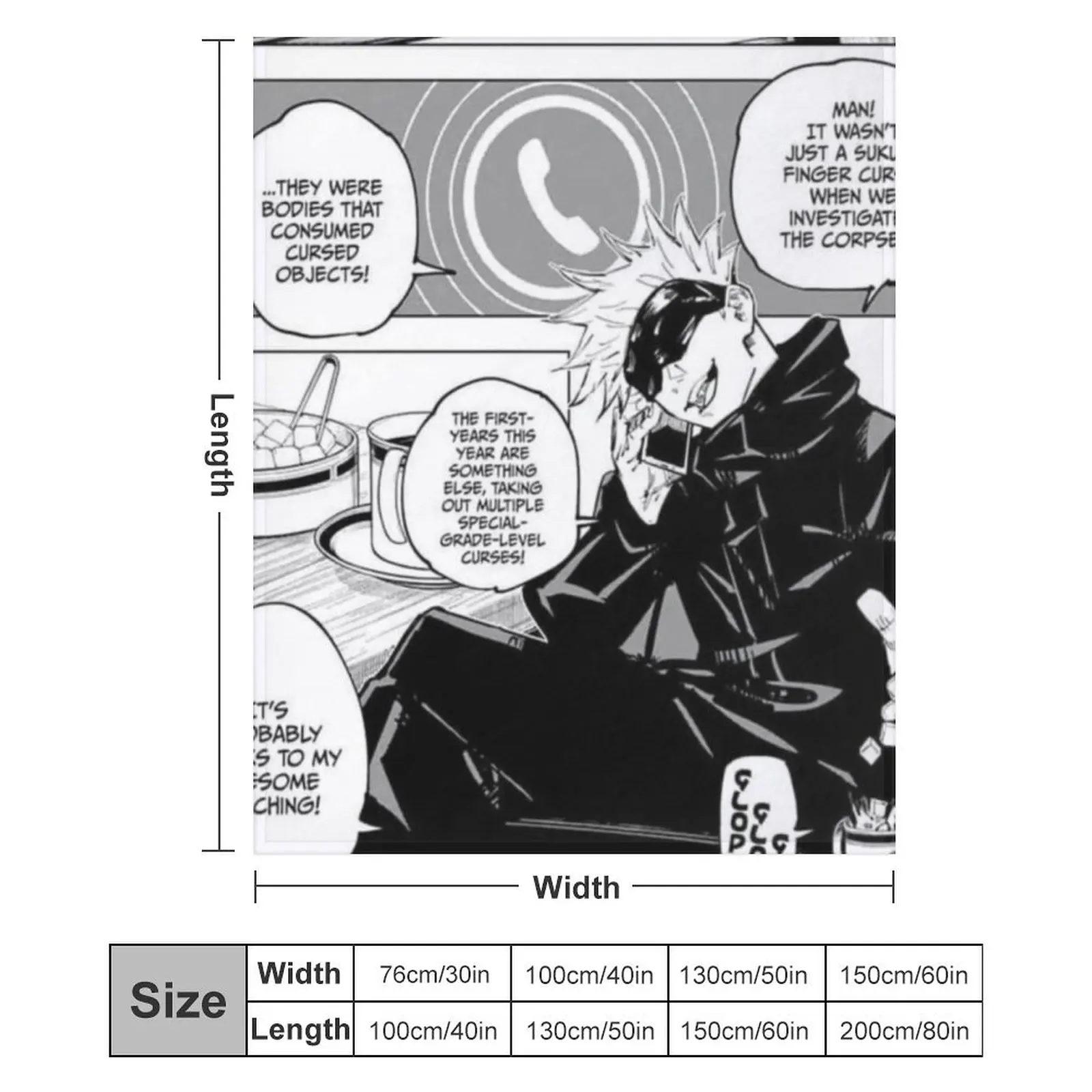 Одеяло Gojo манга jjk Nap зимние кровати декоративные одеяла для гигантского дивана