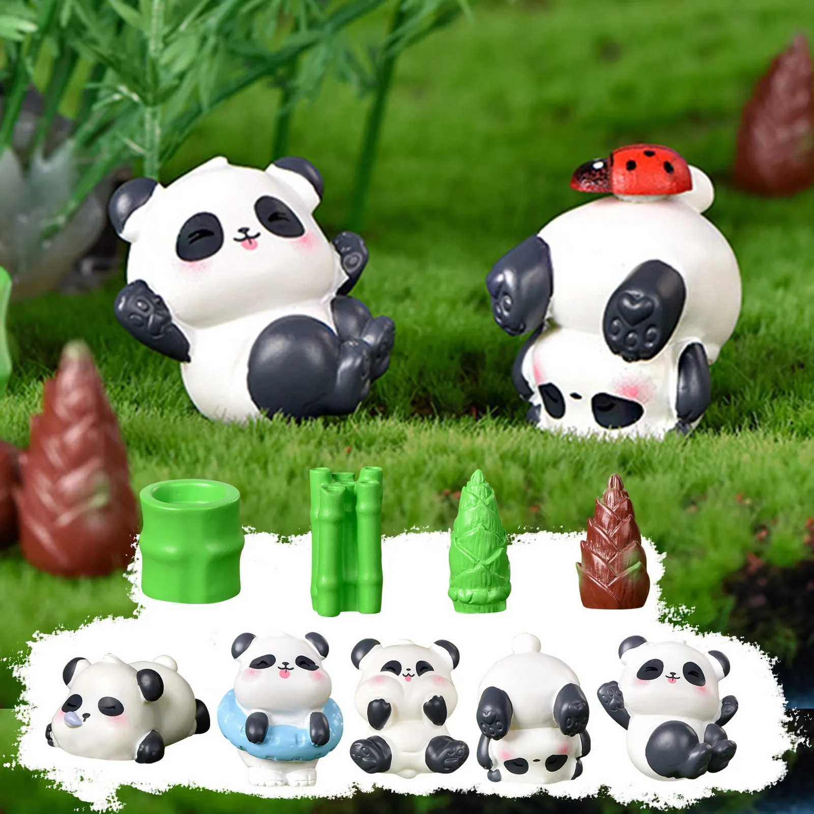 

Indoor Garden Decorations Ornament Computer Desktop OrnamentArt Sculpture Statue Figurines Decoration Gifts Tabletop Ornament