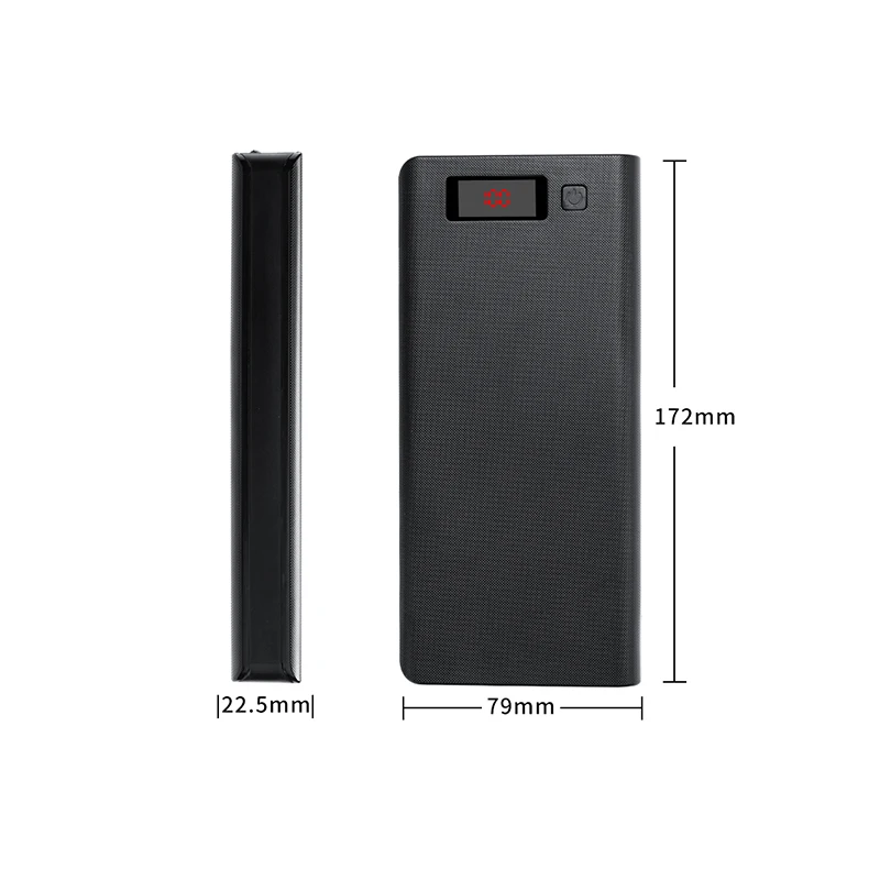 Внешний аккумулятор 5 В 2 USB-порта 8x18650 зарядное устройство мобильный телефон
